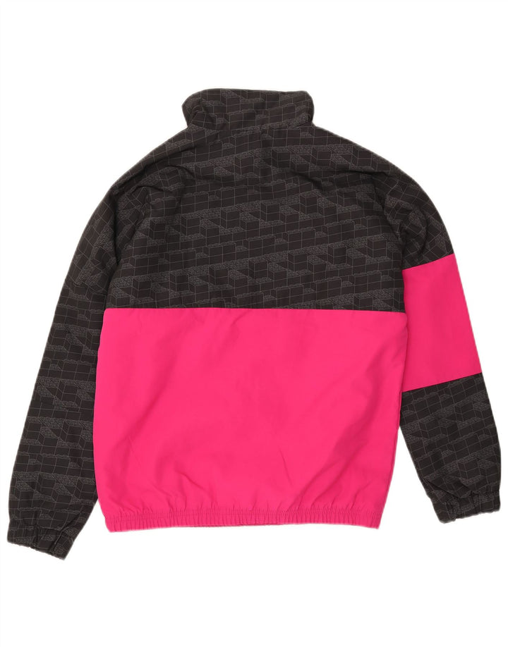 ADIDAS Meninas Graphic Anorak Jacket 11-12 Anos Rosa Colourblock Poliéster