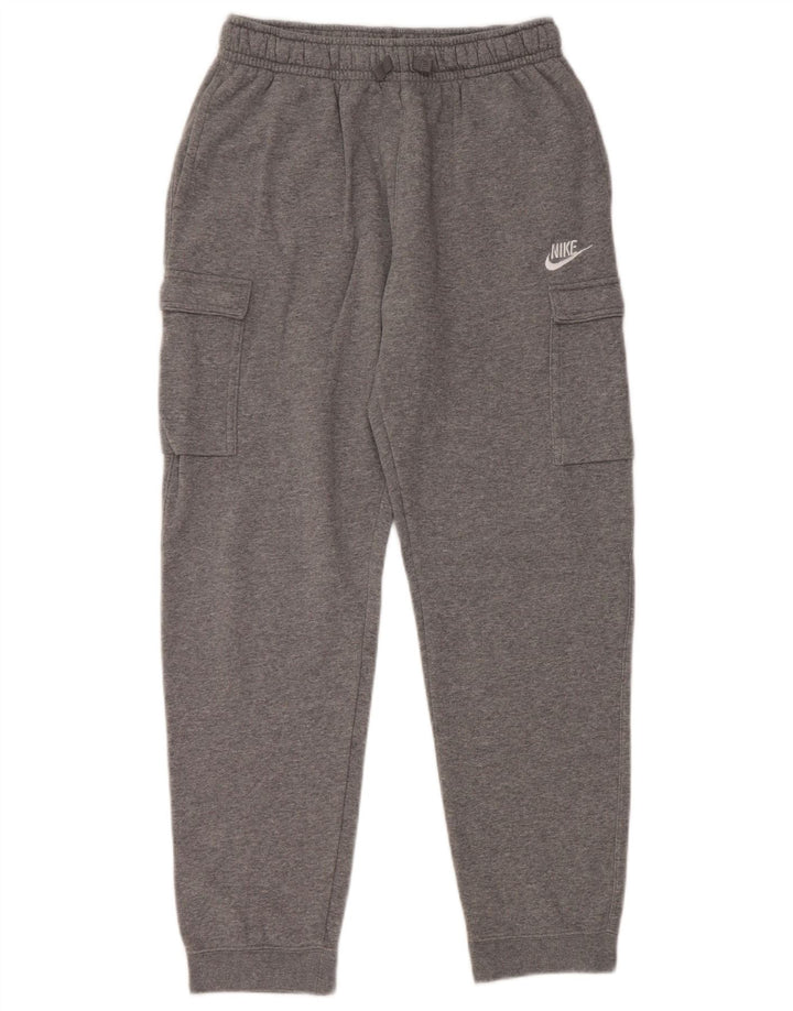 NIKE Meninos Cargo Calças de treino Joggers 13-14 anos XL cinza manchado