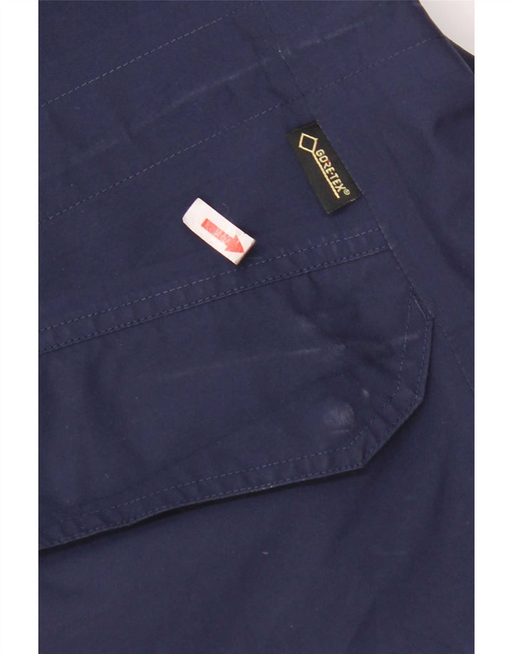 Jaqueta de chuva masculina Berghaus com capuz UK 44 2XL poliéster azul marinho