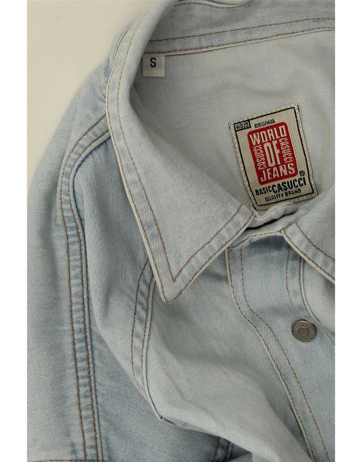 Casucci Camisa Masculina Pequena Azul