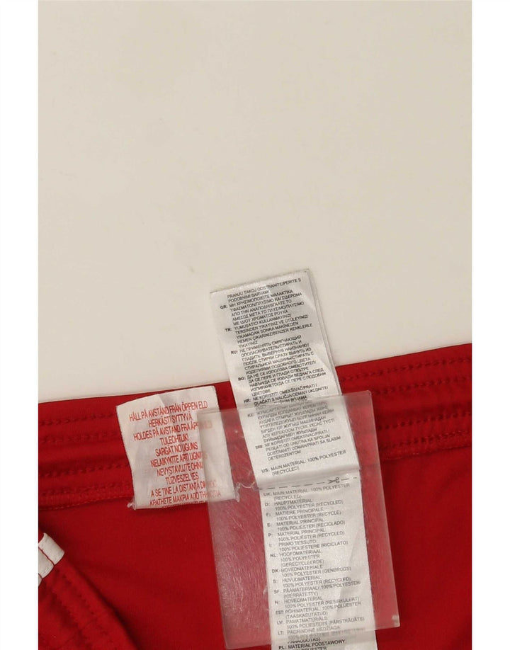 Shorts esportivos Adidas meninos 13-14 anos poliéster vermelho