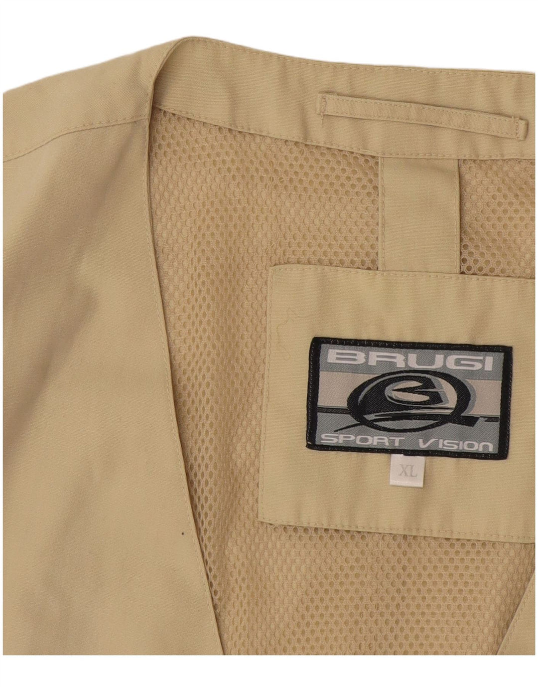 Colete utilitário masculino Brugi UK 42 XL bege