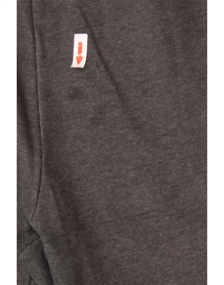 Calça de treino masculina Puma cinza médio algodão colorblock