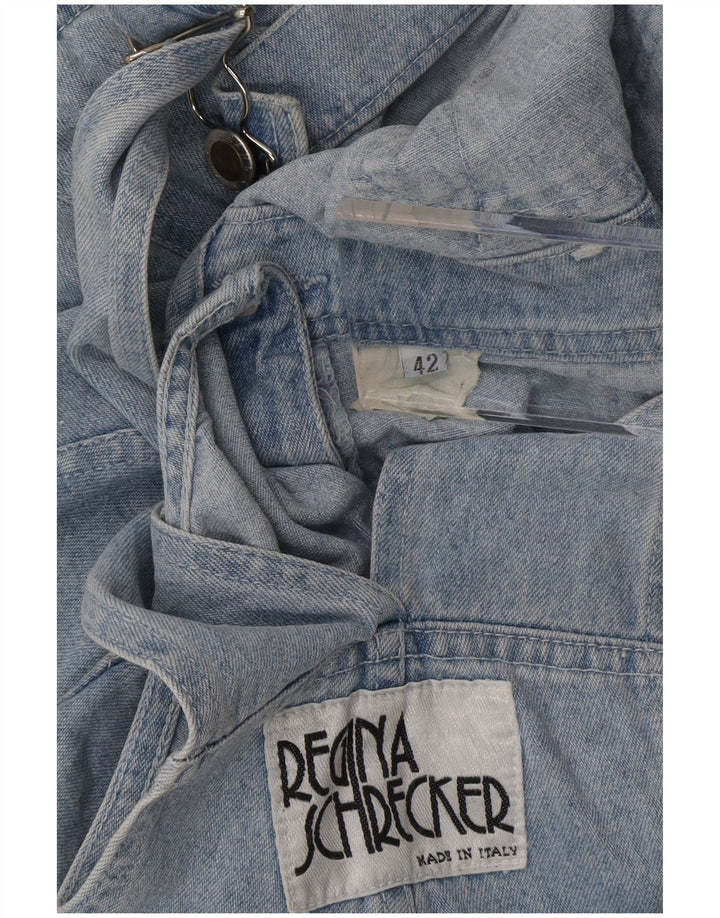 Regina Schrecker Shorts feminino jeans IT 42 médio W32 azul