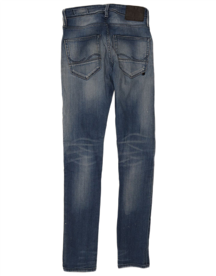 JACK & JONES Calça jeans masculina slim W28 L32 algodão azul