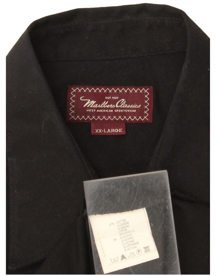 Camisa masculina MARLBORO CLASSICS 2XL algodão preto