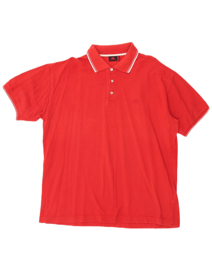 Camisa polo masculina KAPPA 2XL algodão vermelho