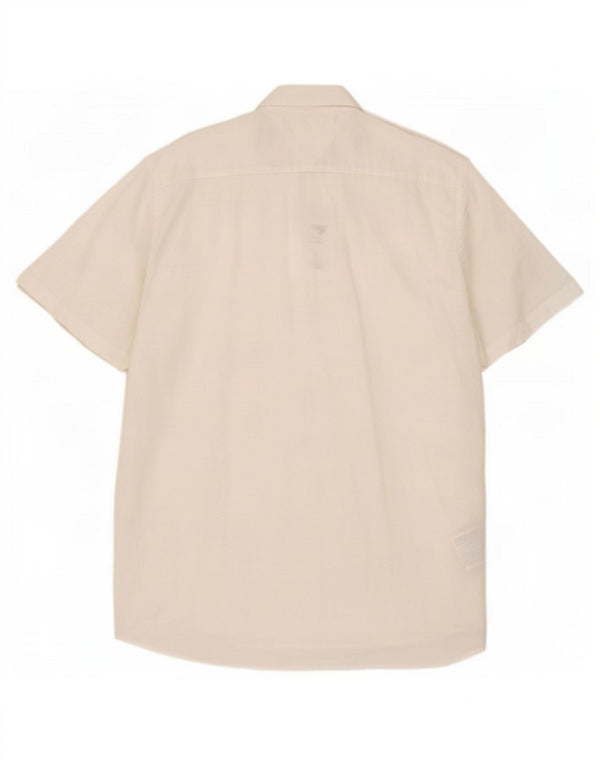Camisa masculina de manga curta Tommy Hilfiger 2XL algodão branco
