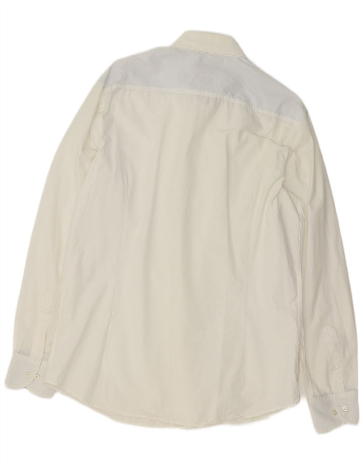 Camisa masculina Massimo Dutti grande branca