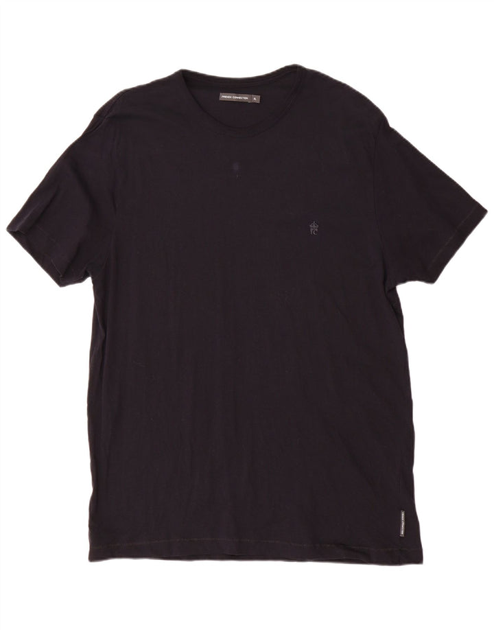 Camiseta masculina French Connection Top XL algodão preto