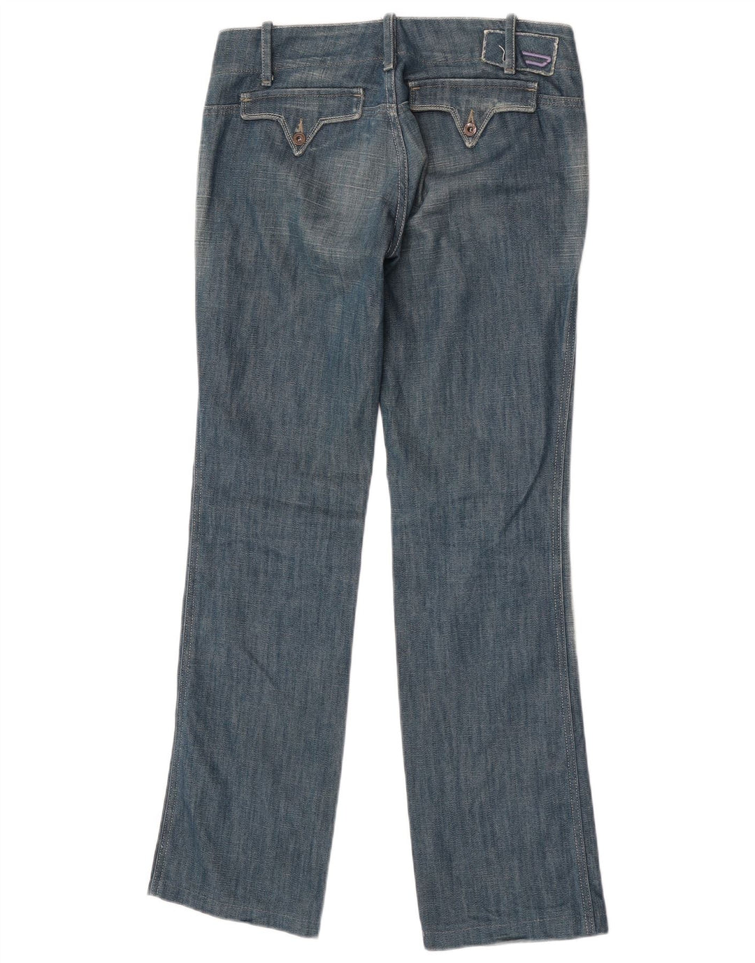 Diesel feminino bootcut jeans W28 L32 azul algodão