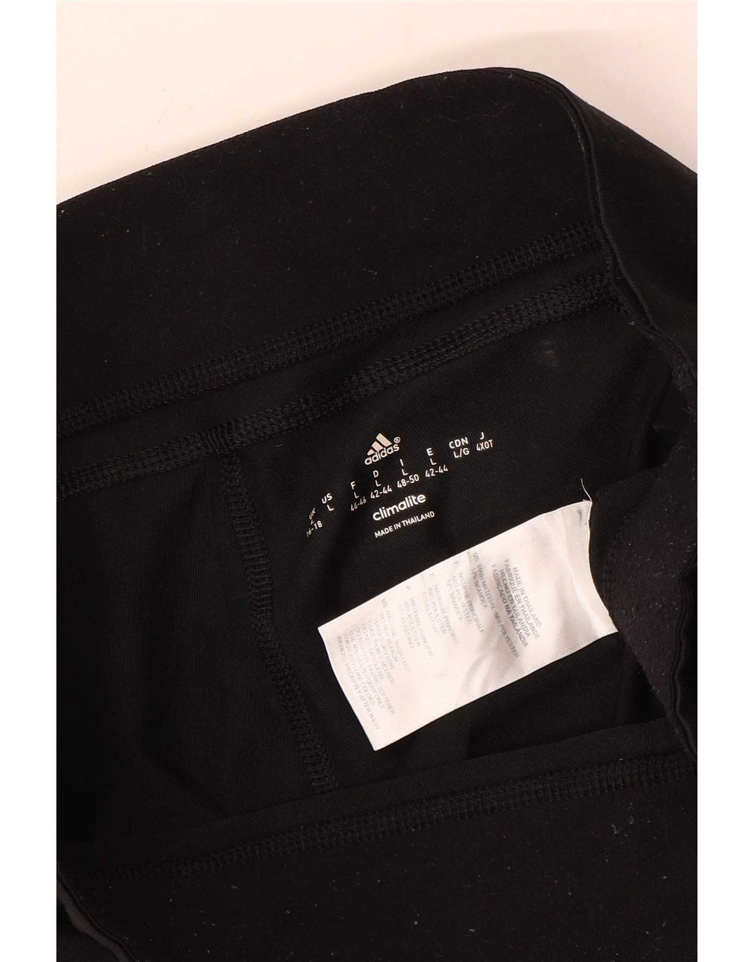 Adidas Womens Climalite Capri Leggings UK 16/18 Grande Preto Poliéster
