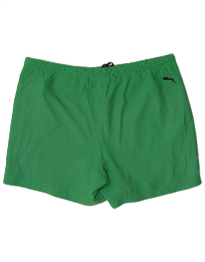 Shorts de natação masculinos Puma Graphic grandes verdes