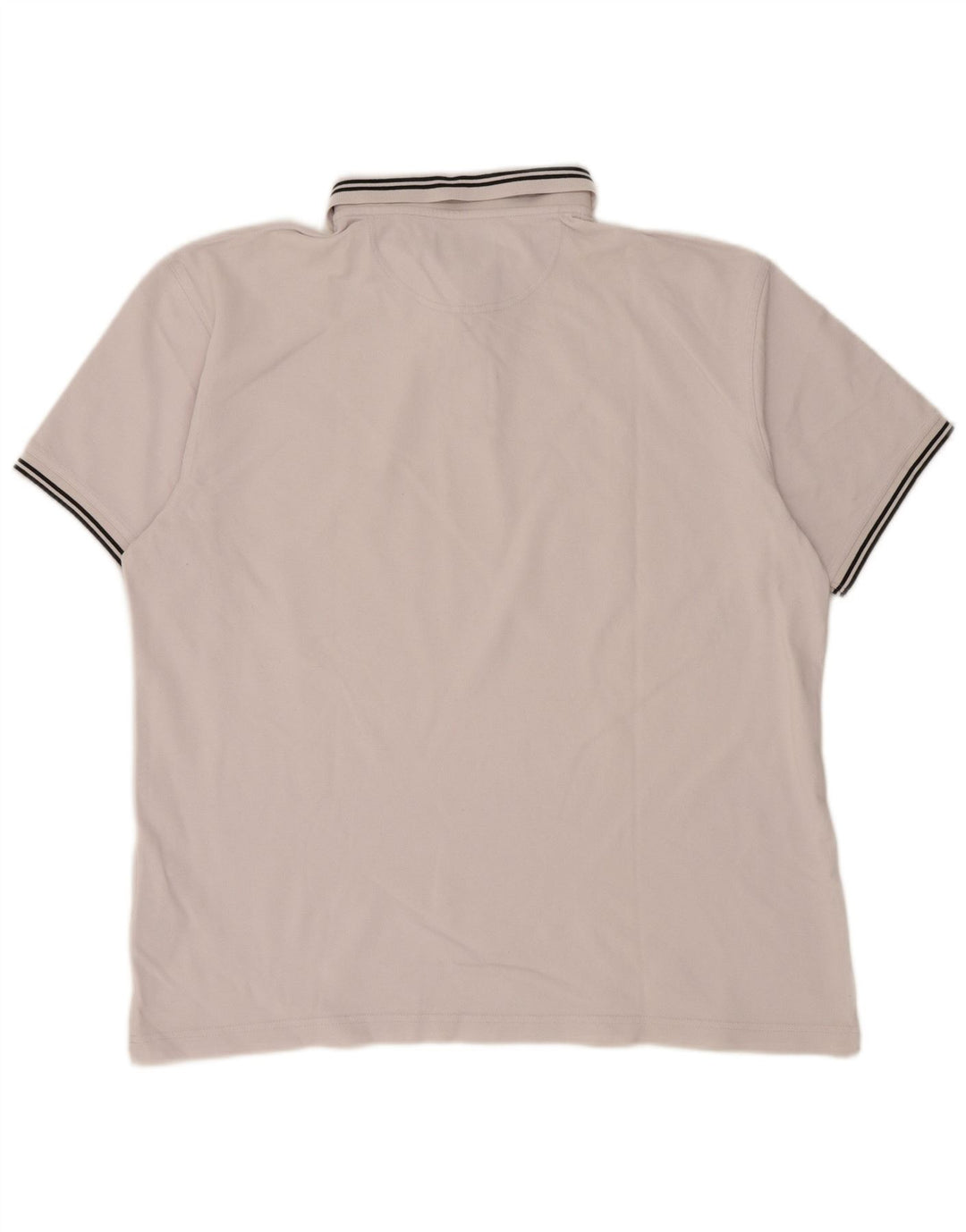 Camisa polo masculina BARBOUR 2XL algodão listrado branco