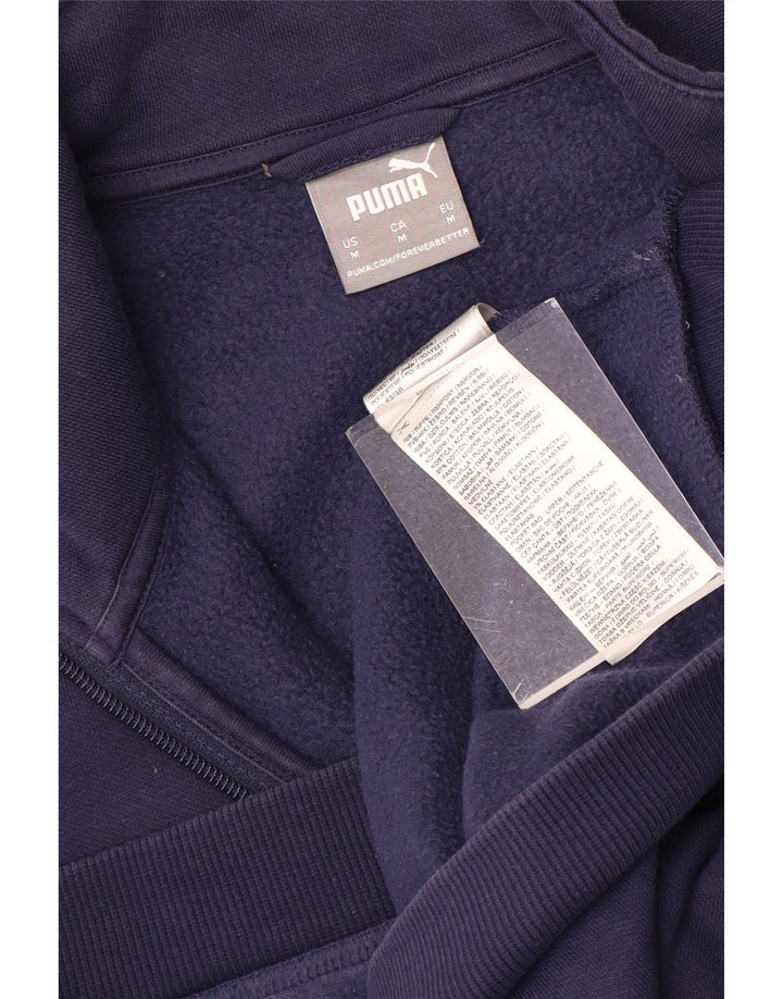 Jaqueta PUMA masculina de agasalho médio azul marinho algodão