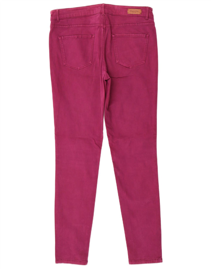 Jeans Skinny Massimo Dutti Feminino EU 40 Médio W30 L30 Roxo