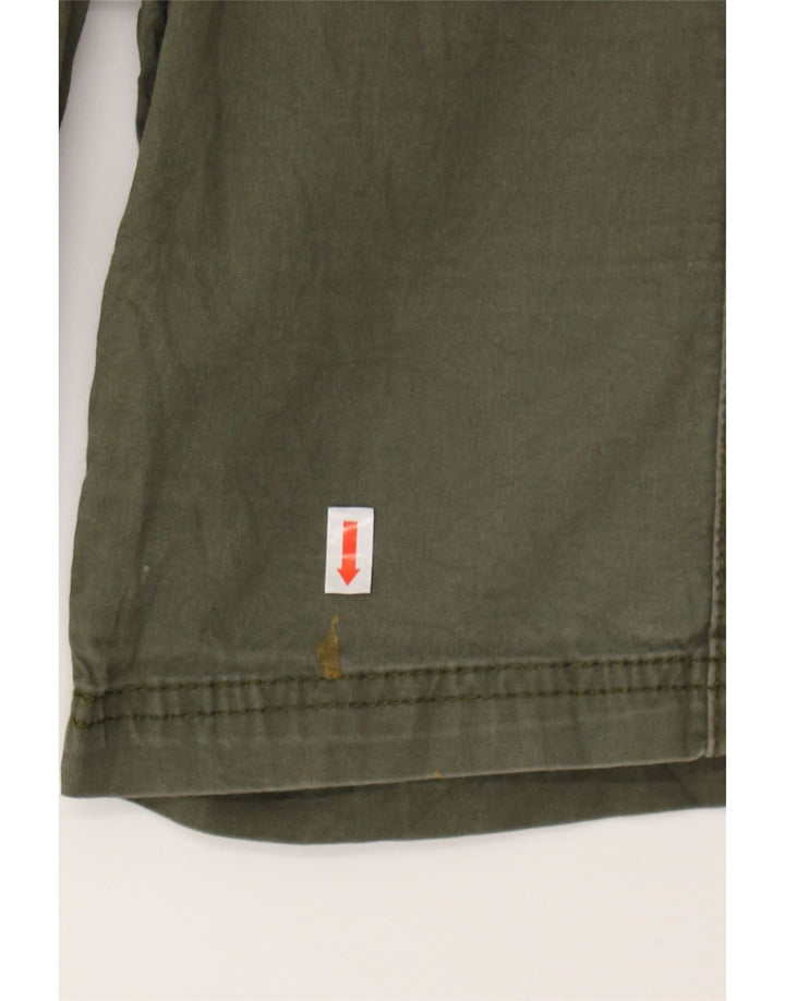 LEE Womens Relaxed Fit Cargo Shorts US 12 Large W32  Green Cotton Vintage Lee and Second-Hand Lee from Messina Hembry 
