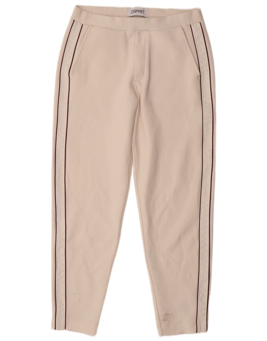 Calça Chino Esprit Feminina Slim Grande W32 L29 Algodão Branco