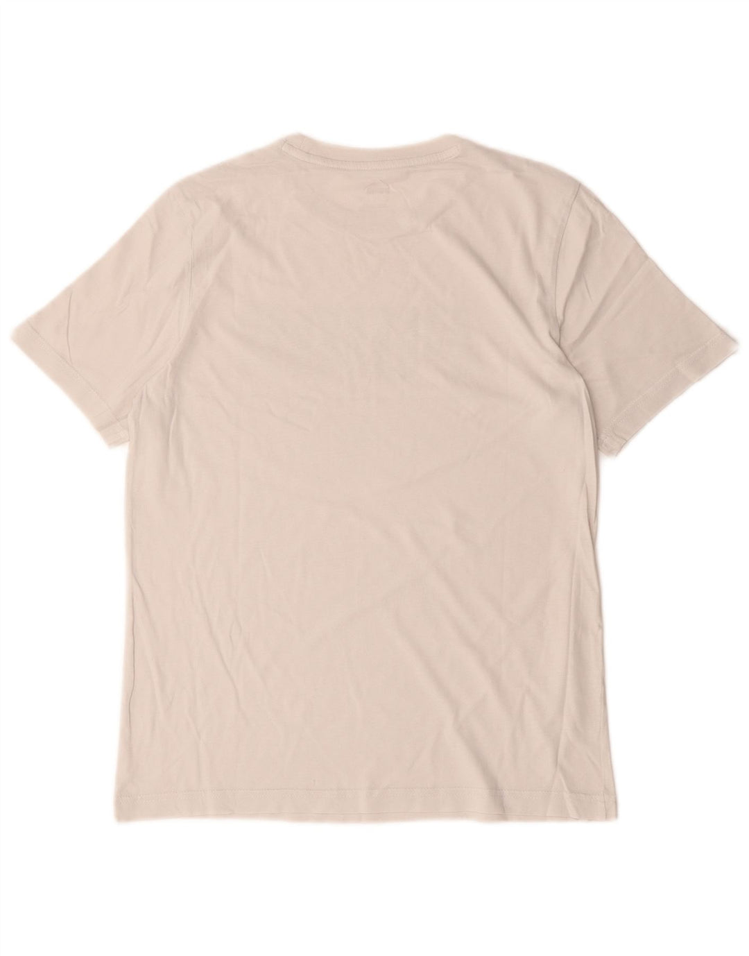 Puma Mens Graphic T-Shirt Top Pequeno Algodão Branco