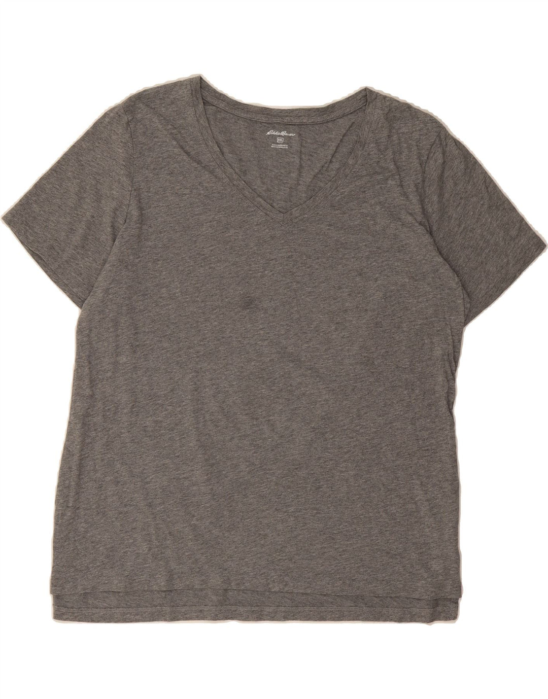 EDDIE BAUER Womens T-Shirt Top UK 20 2XL Grey Cotton Vintage Eddie Bauer and Second-Hand Eddie Bauer from Messina Hembry 