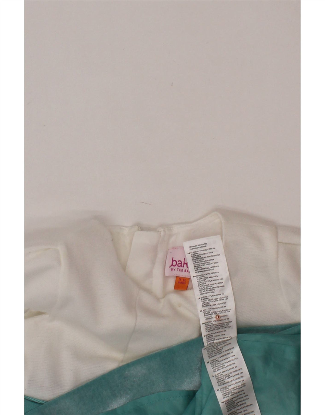 Vestido evasê TED BAKER para bebês meninas de 9 a 12 meses de poliéster floral branco