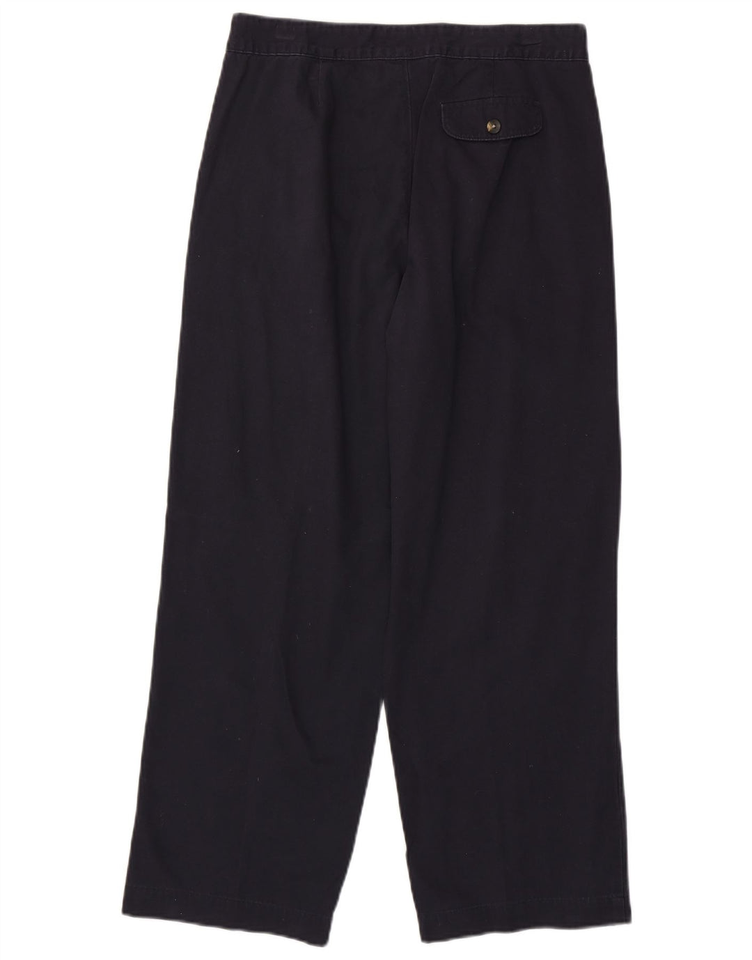Lee Calça feminina cáqui reta de terno US 8 médio W30 L28 azul marinho
