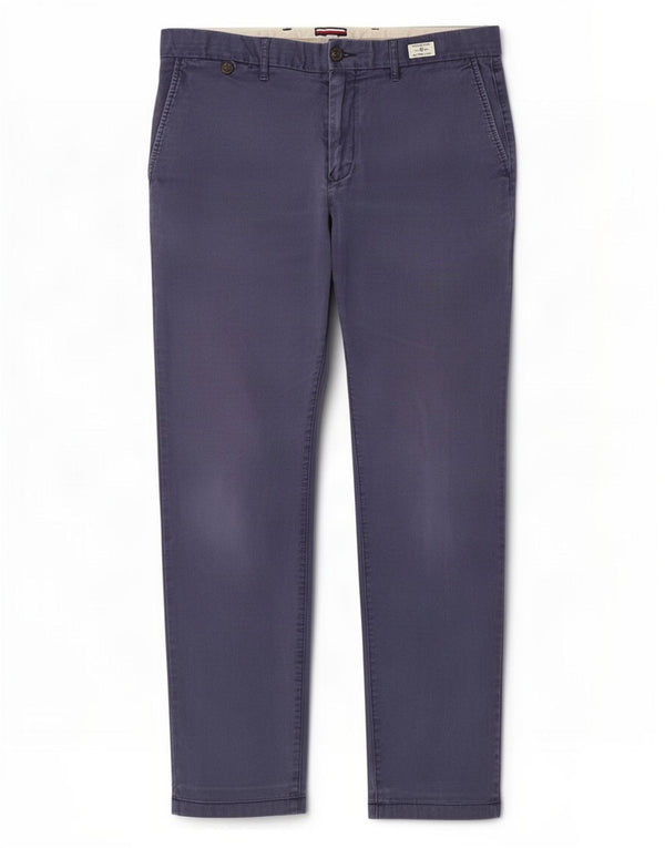 Tommy Hilfiger Calça Chino Masculina Reta W34 L32 Algodão Azul