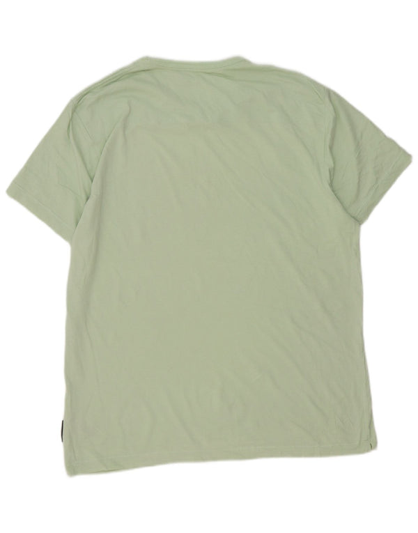 Camiseta masculina French Connection Top XL algodão verde