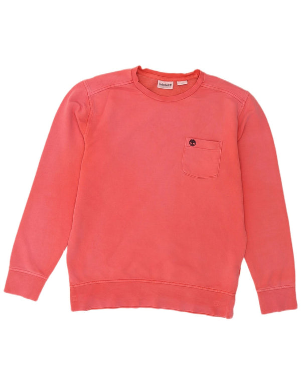 Timberland moletom masculino jumper médio algodão vermelho