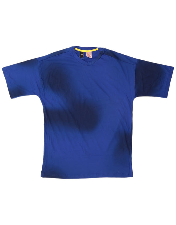 Camiseta Adidas Meninos Graphic Top 13-14 Anos Azul Tie Dye Algodão