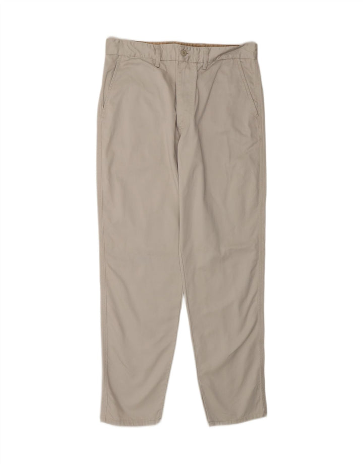 Calça Chino Masculina Slim Avirex W32 L30 Algodão Bege