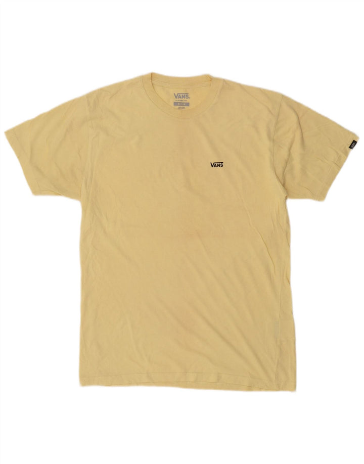 Camiseta Vans Masculina Classic Fit Top Médio Algodão Amarelo