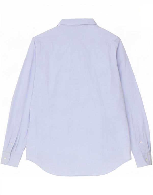 Camisa masculina Massimo Dutti azul médio