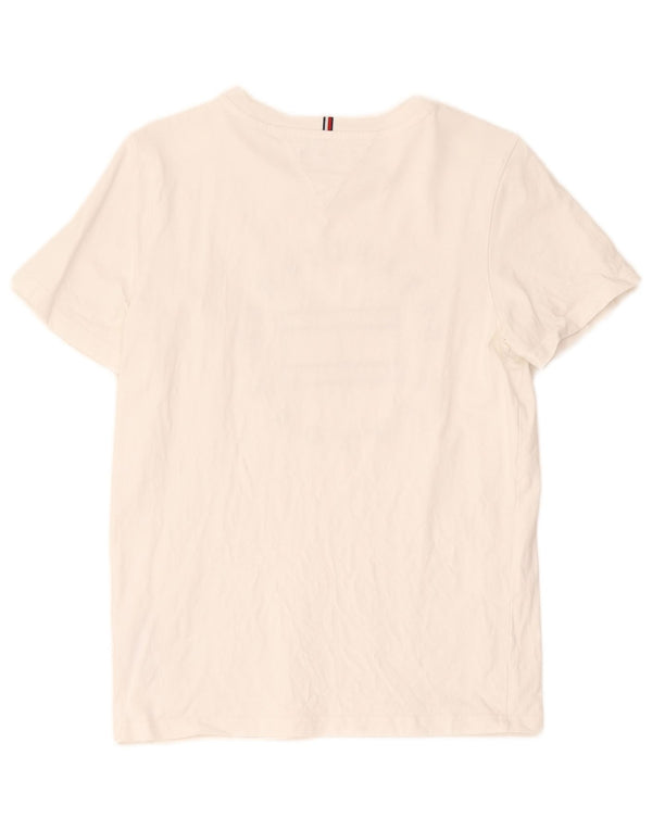 Camiseta Tommy Hilfiger Boys Graphic 15-16 Anos Algodão Branco