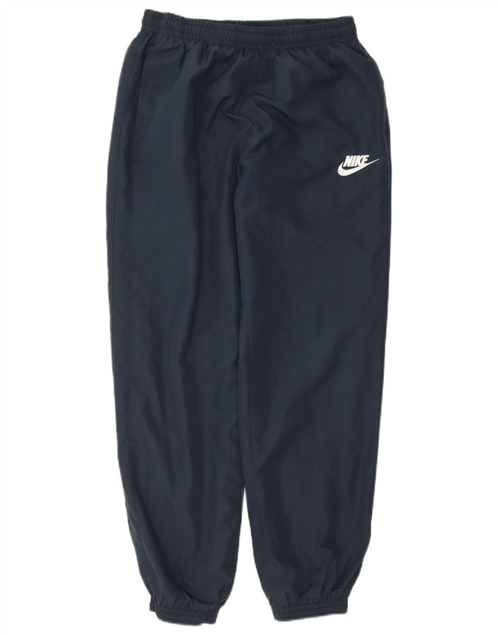 Calça de treino masculina Nike joggers grande poliéster azul marinho