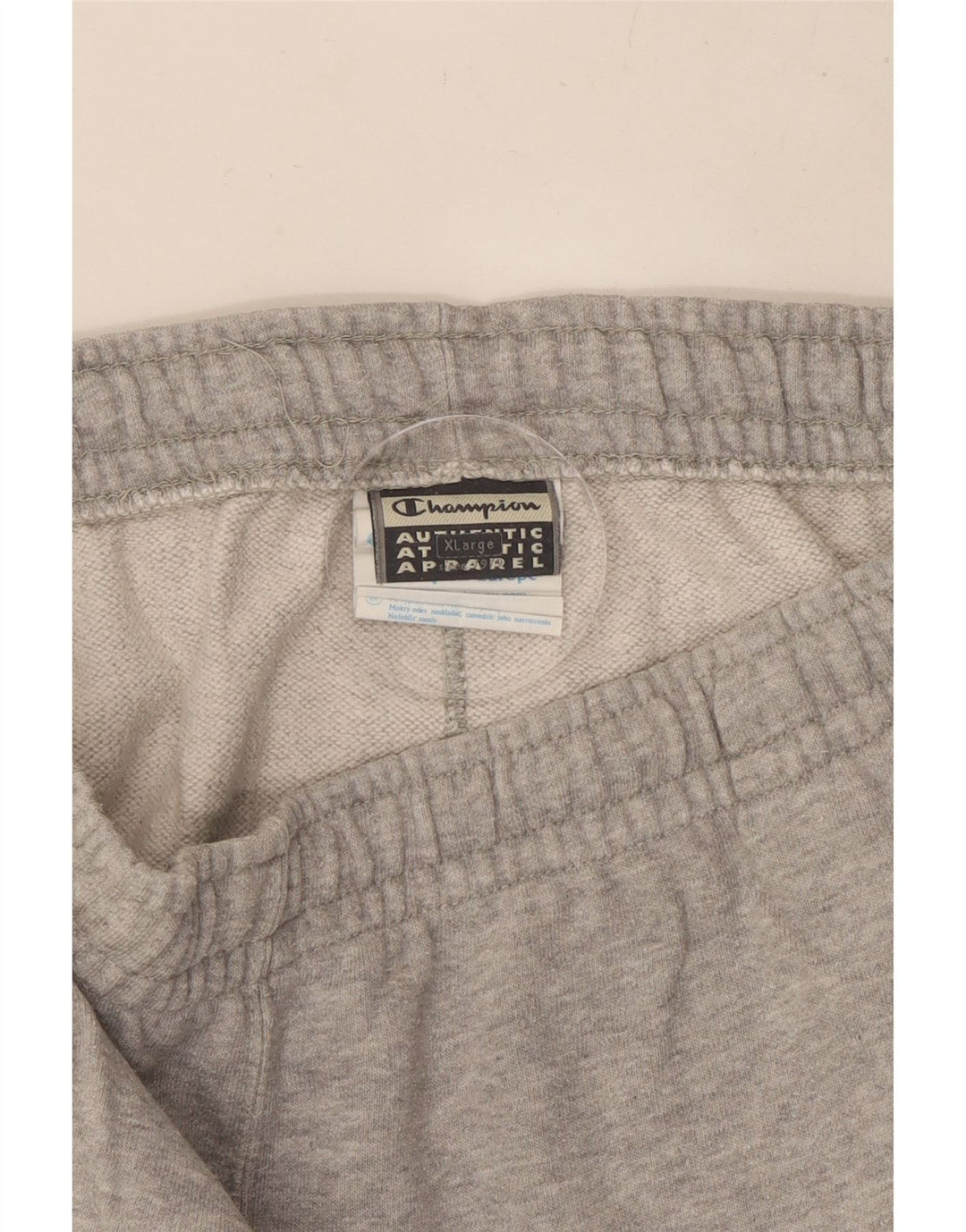 CHAMPION Mens Tracksuit Trousers XL Grey Cotton