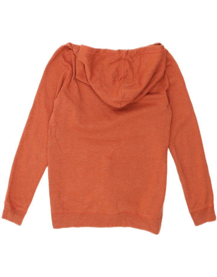 ROXY Mens Graphic Hoodie Jumper Medium Orange Vintage Roxy and Second-Hand Roxy from Messina Hembry 