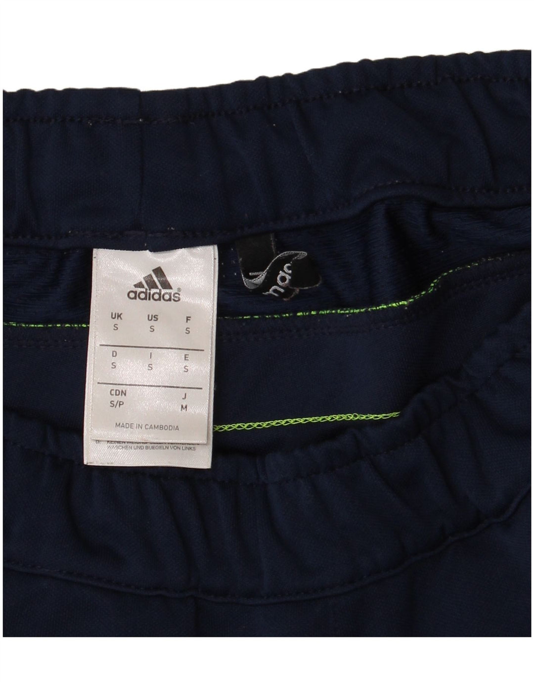 Shorts masculinos ADIDAS Climacool Sport pequenos azul marinho poliéster