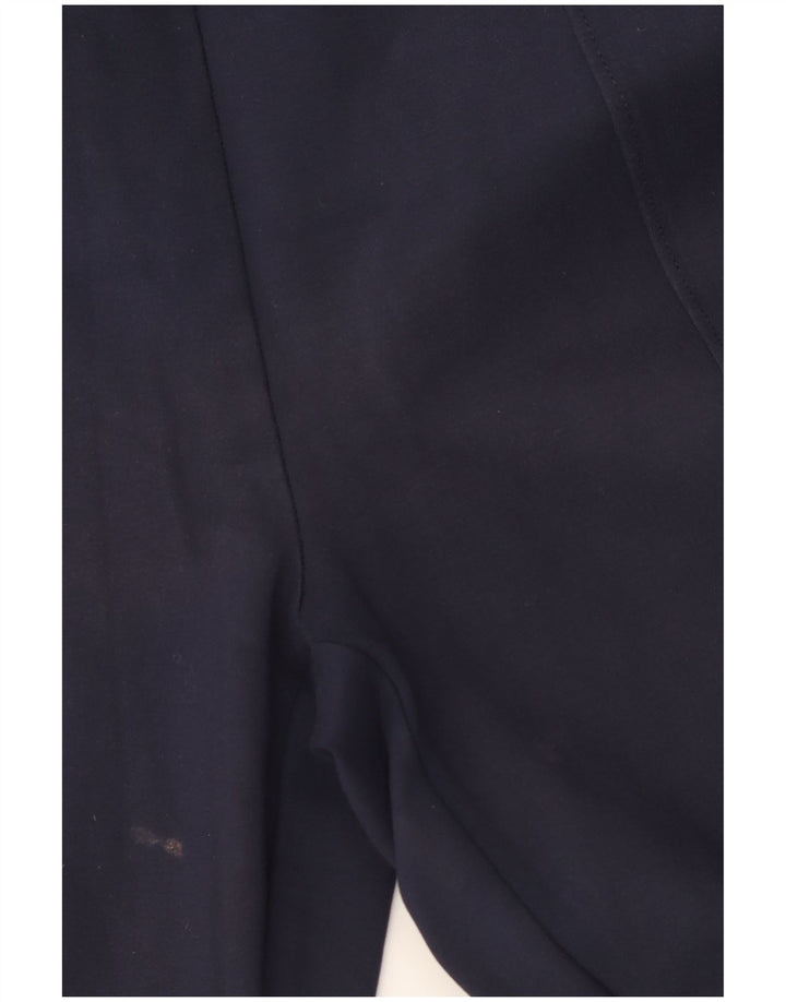 Leggings femininas Marks & Spencer Reino Unido 14 viscose azul marinho médio