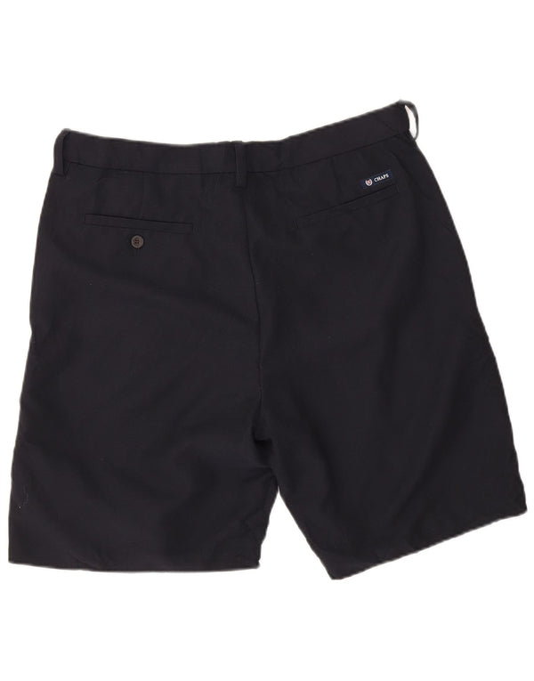 Shorts Chino Masculino Chaps W34 Grande Poliéster Preto