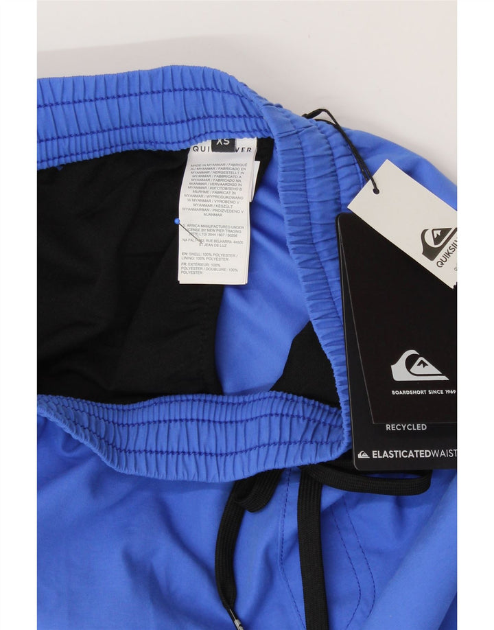 Shorts de natação masculino QUIKSILVER XS azul poliéster