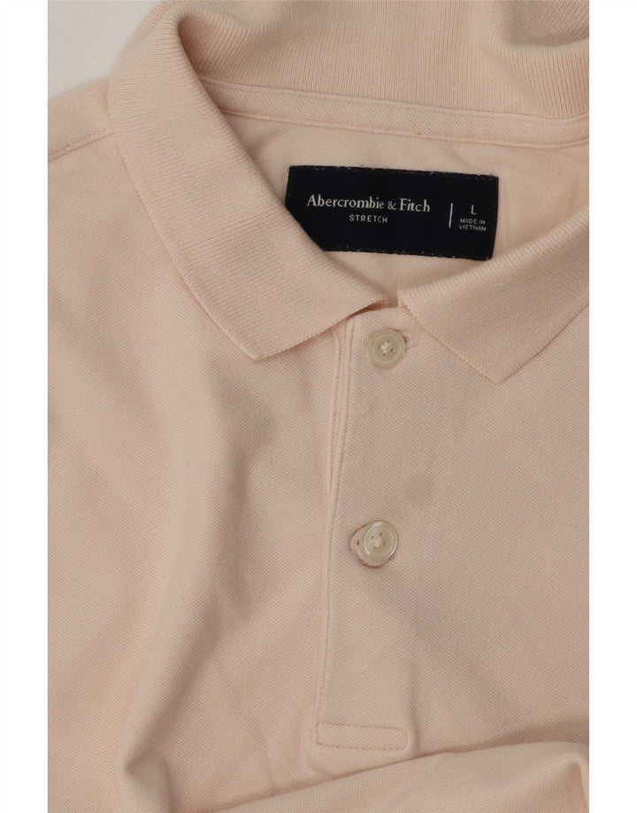 Camisa polo masculina ABERCROMBIE & FITCH grande rosa