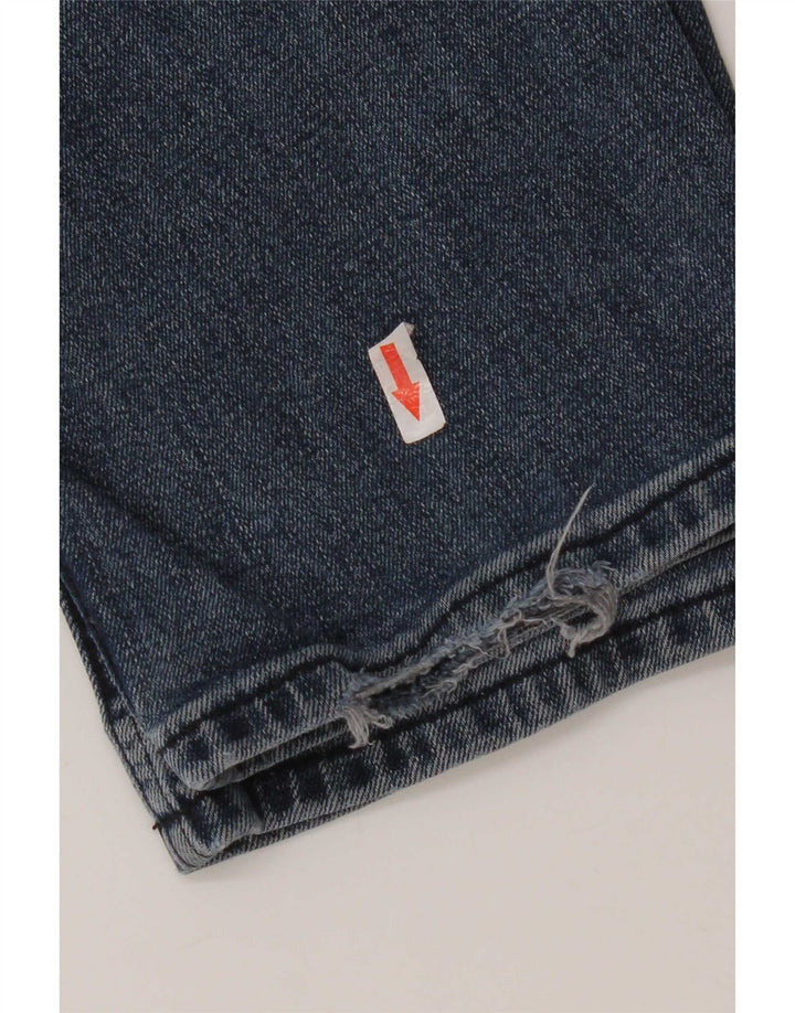Wrangler Mens Jeans Slim W32 L32 Azul Marinho Algodão