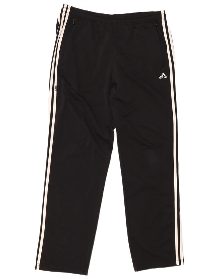 Calça de treino masculina Adidas grande poliéster preto