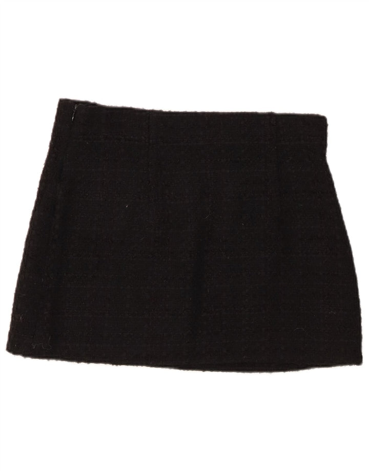 Mini saia feminina Zara grande W30 preta