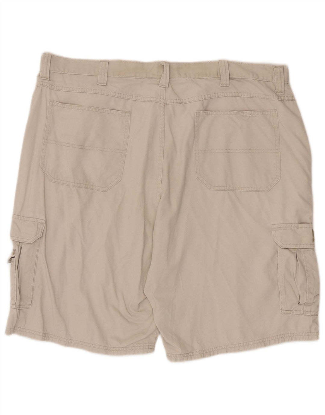Shorts cargo masculino Wrangler W42 2XL algodão bege