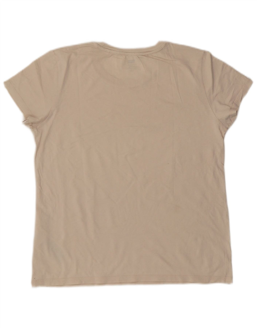 Camiseta feminina gráfica Levi's Top grande algodão bege