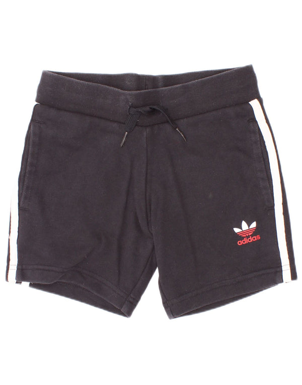 Shorts esportivos masculinos Adidas 4-5 anos algodão preto