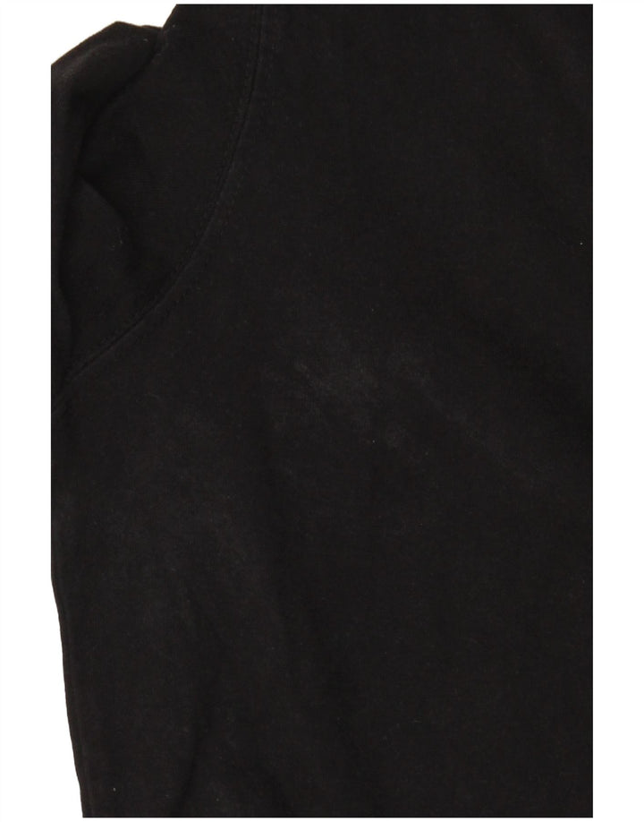 Camisa polo masculina NAPAPIJRI pequena de algodão preto