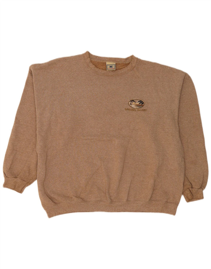Lee moletom masculino jumper grande bege